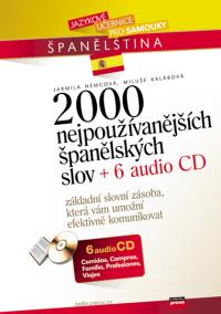 2000 nejpoužívanějších španělských slov + 6 audio CD