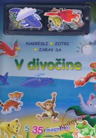 V divočine - nakresli . zotri . zabav sa s 35 magnetmi