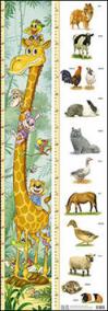 Dětský metr Žirafa + zvířata