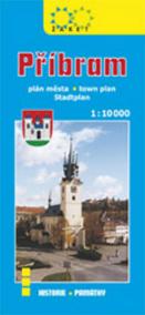 Příbram plán města 1:10 000