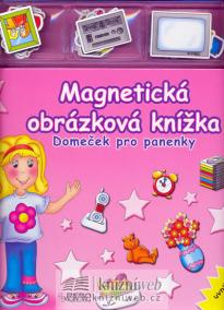 Domeček pro panenky - Magnetická obrázková knížka