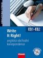Write It Right! anglická obchodní korespondence učebnice+ CD