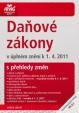 Daňové zákony v úplném znění k 1. 4. 2011 s přehledy změn