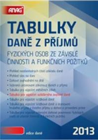 Tabulky daně z příjmů 2013