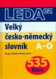 Velký česko-německý slovník (535 tisíc) - sada 2 knih (A-O, P-Ž)