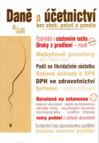 Daně a účetnictví bez chyb, pokut a penále 6/2005
