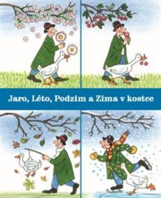 Jaro, Léto, Podzim a Zima v kostce (4x kniha, 1x pouzdro)