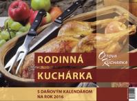 Rodinná kuchárka s daňovým kalendárom na rok 2016 - stolový kalendář