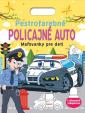 Pestrofarebné policajné auto - Maľovanky pre deti