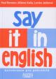 Say it in English - kniha