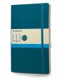 Moleskine: Zápisník měkký tečkovaný modrozelený L