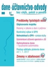 Dane, účtovníctvo, odvody 2-2017