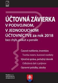 Účtovná závierka v podvojnom a v jednoduchom účtovníctve za rok 2018